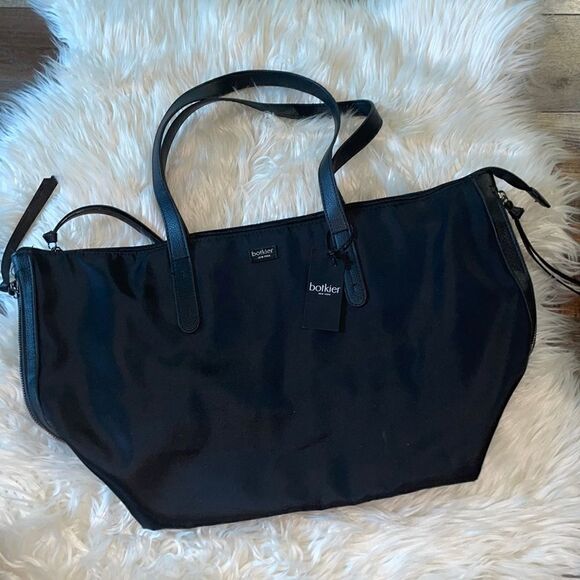 Botkier Bond Black Nylon Tote, NWT - Picture 2 of 5